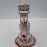 Earthenware candle holder