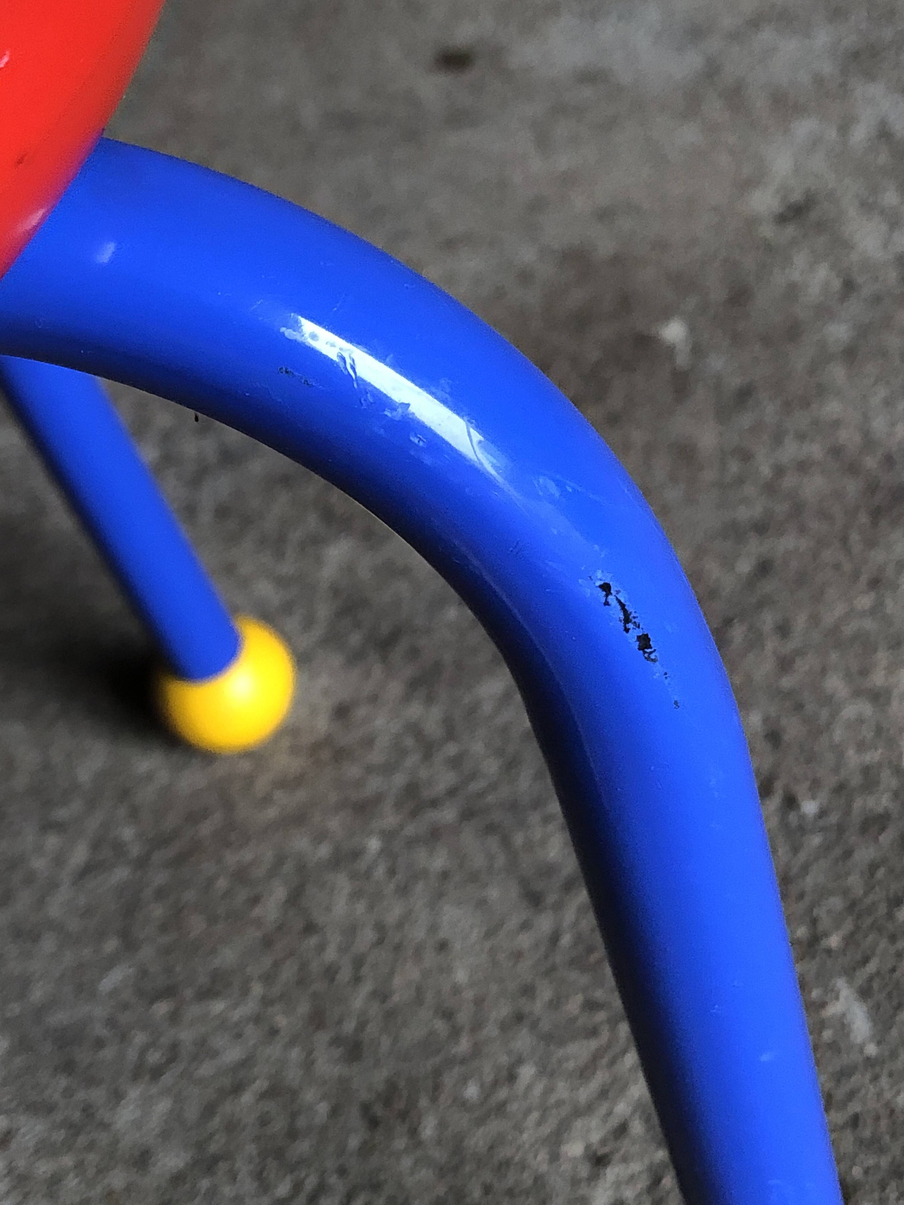 Small Ikea children's chair 1980s/1990s Memphis style