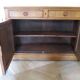 Old - Beautiful solid oak sideboard - 2 doors - 2 drawers in golden oak color