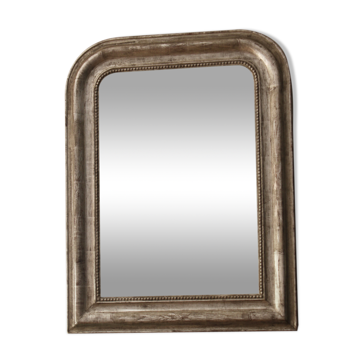 Louis Philippe silver mirror