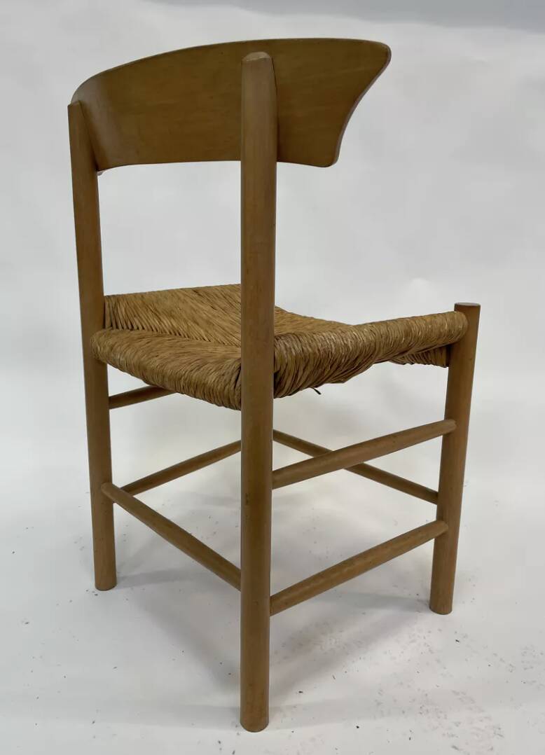 Vintage chair danish design papercord 60s dining chair