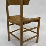 Vintage chair danish design papercord 60s dining chair