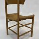 Chaise vintage danoise en corde et bois, années 60