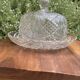 Pressed and moulded glass cheese dome