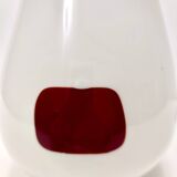 Vase vintage en verre de Murano blanc attr. à Dino Martens pour Aureliano Toso