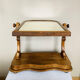 Coiffeuse de table barbière psyché Louis Philippe en noyer époque XIXe