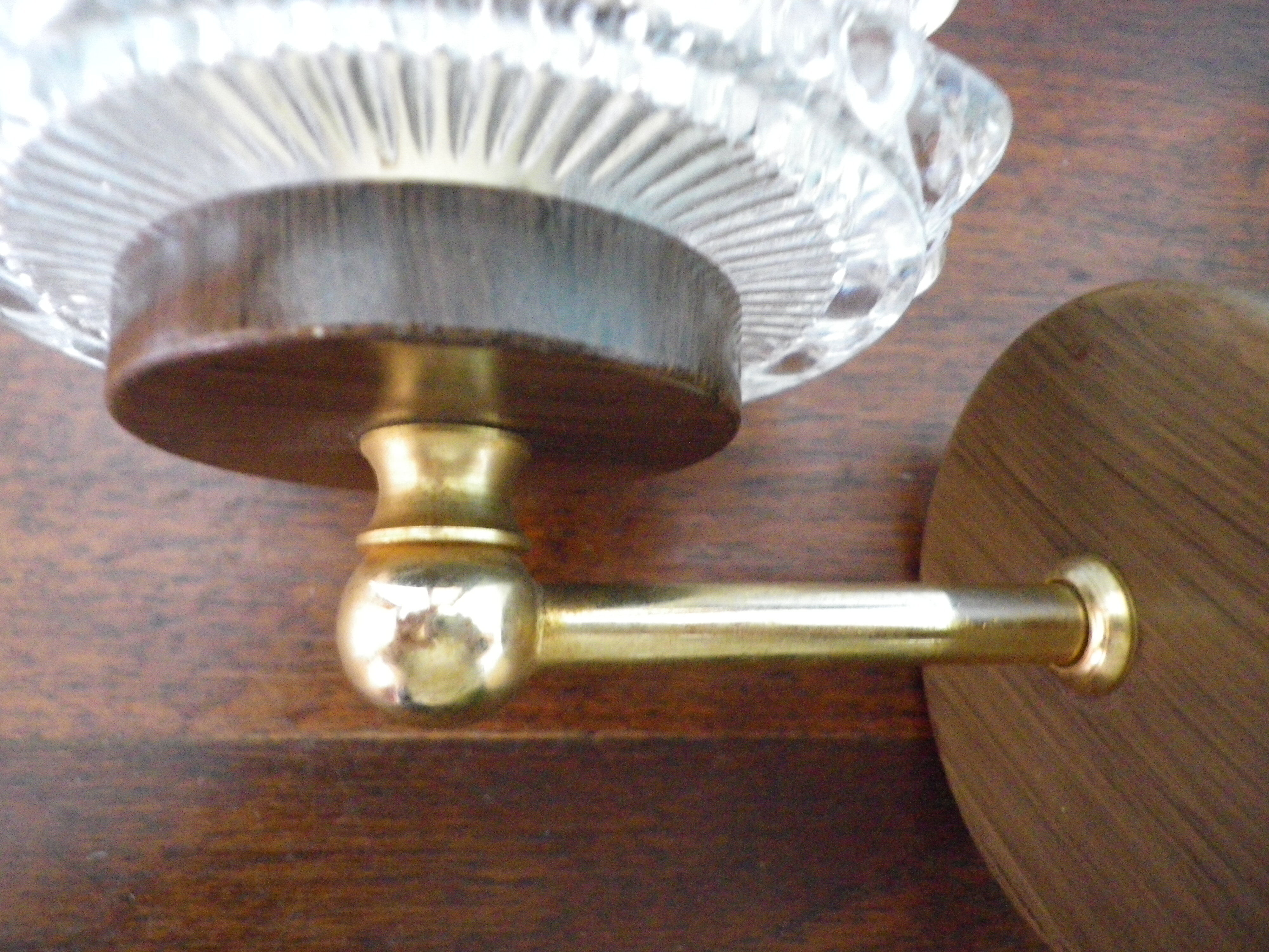 Pair of old sconces, brand Delmas