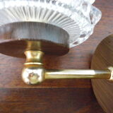 Pair of old sconces, brand Delmas