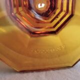 Art Deco vase pair, Val-Saint-Lambert crystal 1930