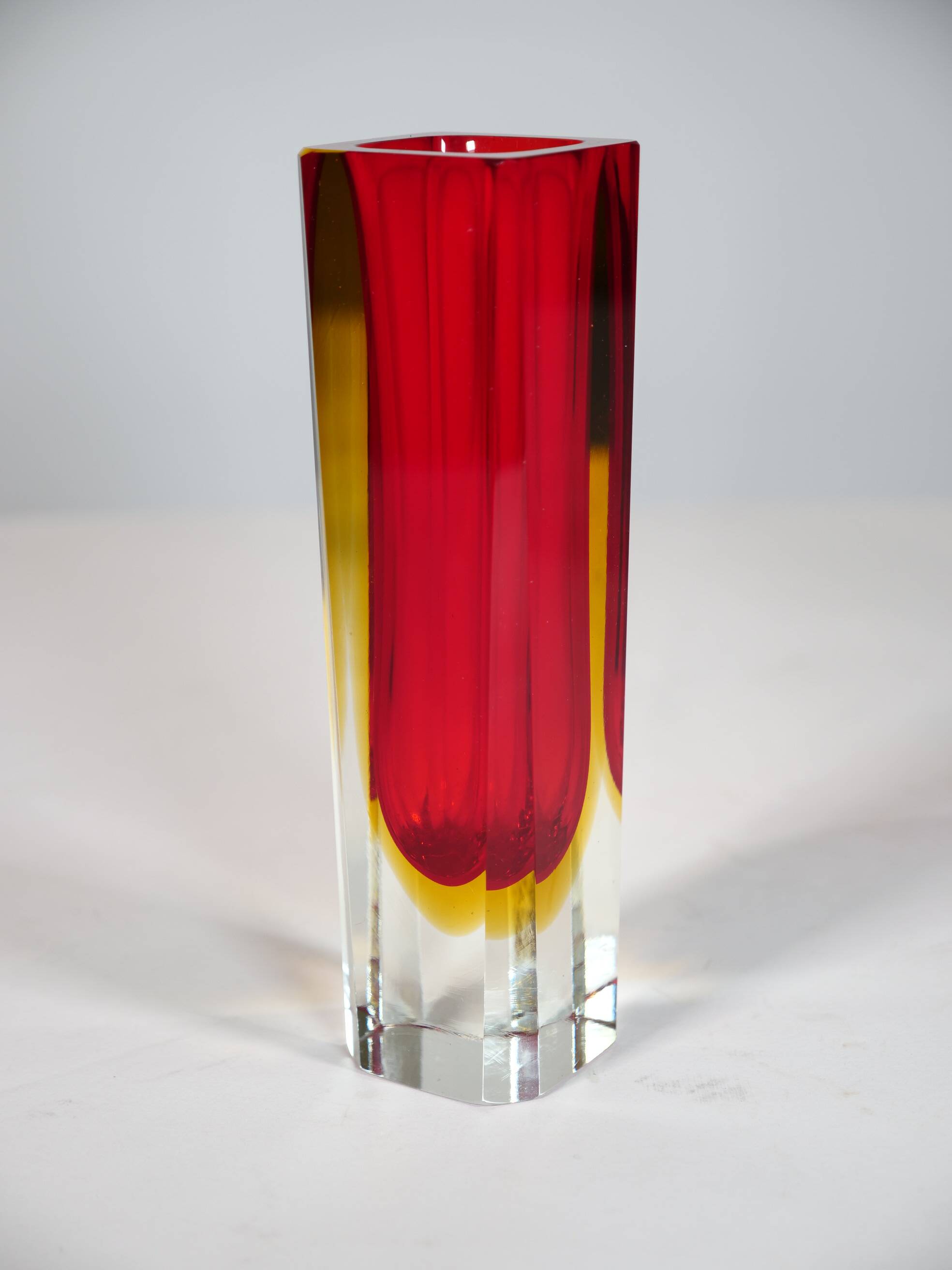 Mid-Century Glass Vase by Flavio Poli for Seguso, 1970s