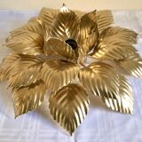 Ceiling lamp flower golden leaves