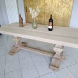 Renovated oak monastery table