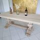 Table monastère en chêne rénovée