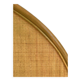 Rattan and bamboo headboard