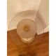 1990s Italian Venetian White and Gold Murano Glass Style Coffee Table