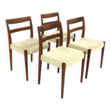 Set de 4 chaises en palissandre "Garmi", Troeds, Suède, 1960