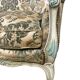 Vintage grey beige baroque armchair/sofa/lounge.