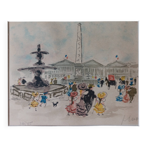 Lithographie Paris, Urbain