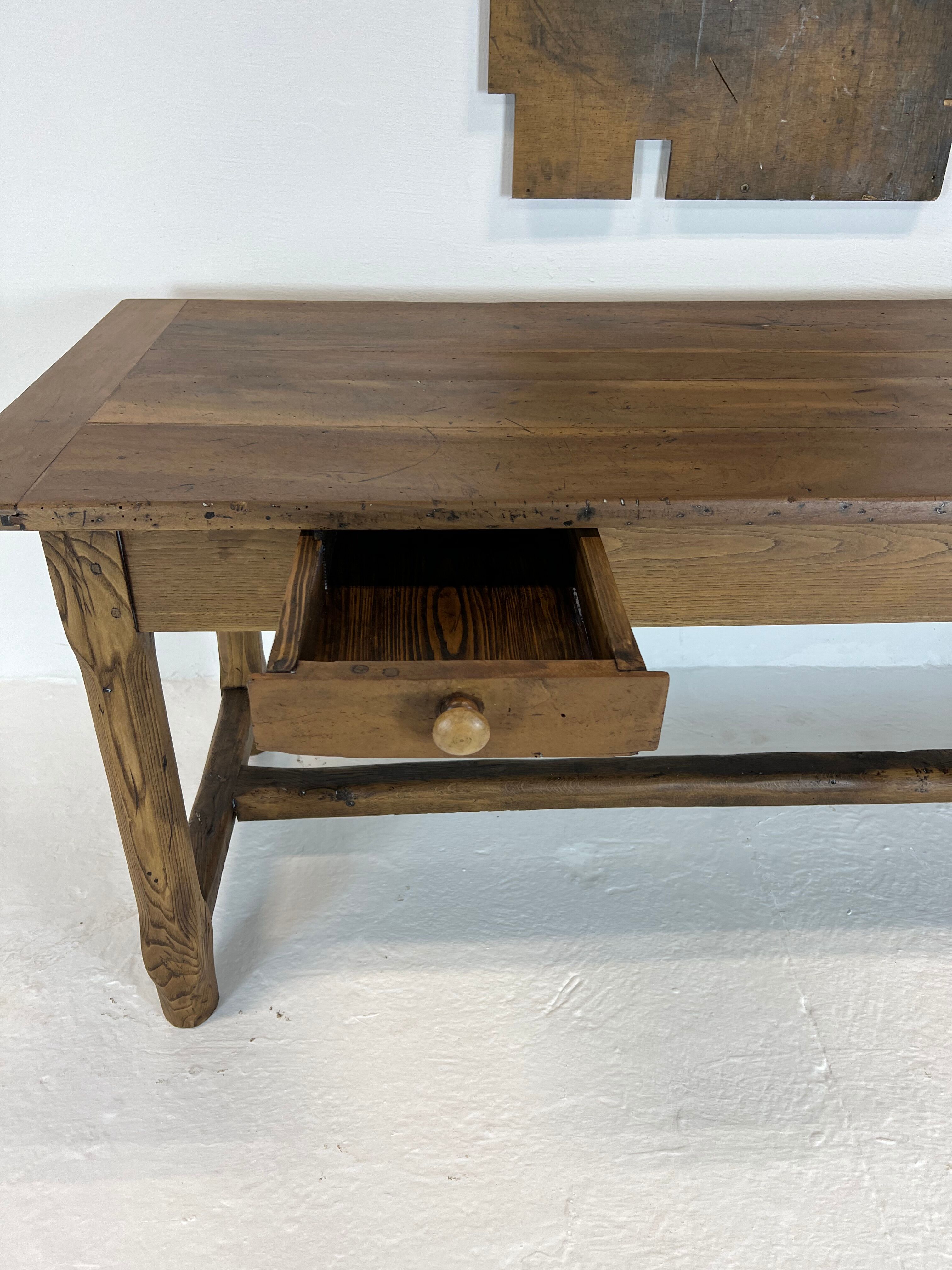 Old oak farmhouse table, 20s