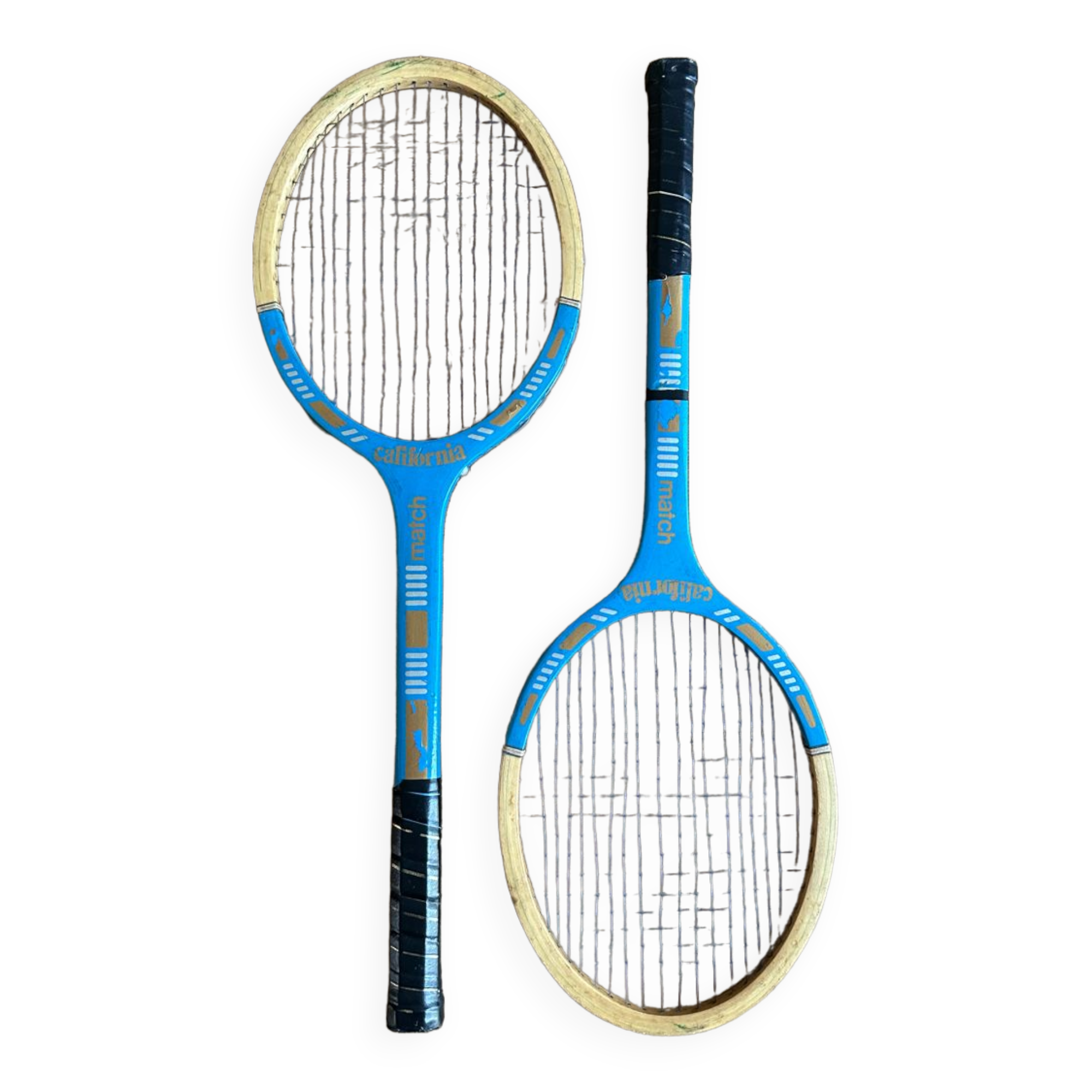 Wooden tennis rackets