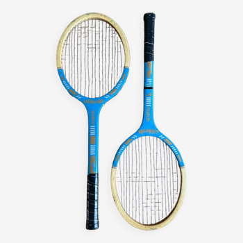 Raquettes de tennis en bois