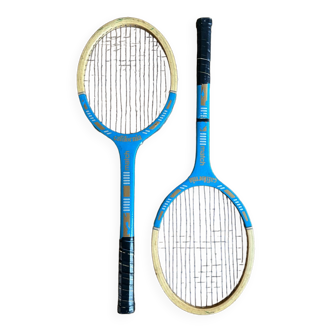 Wooden tennis rackets