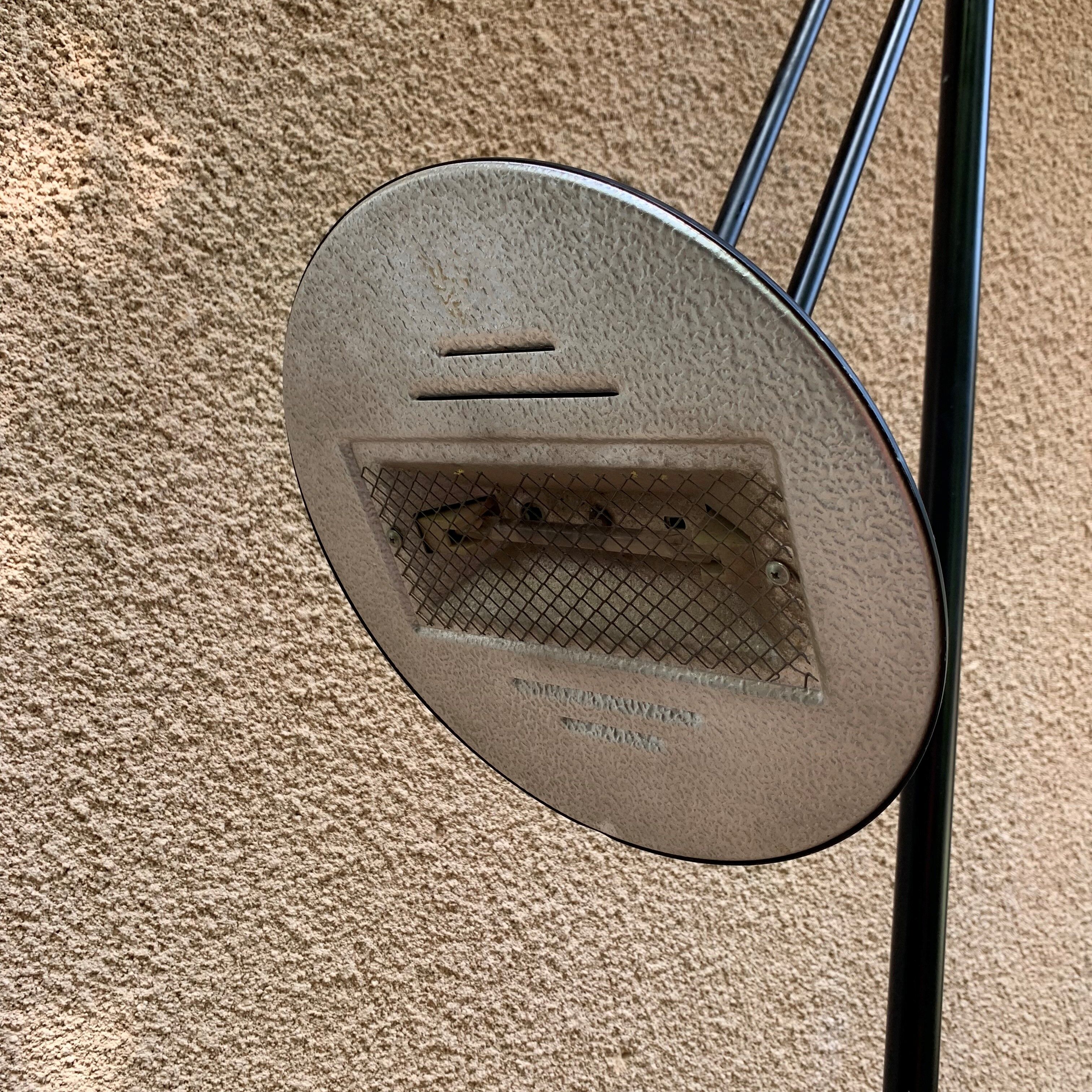 Varallo black halogen floor lamp alfa Italy model