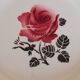 Ensemble 6 assiettes plates vintage Badonviller "Germaine"