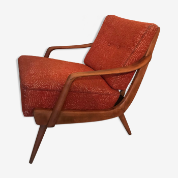 Vintage armchair mid-century compass feet scandi style