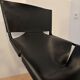Fauteuil F444 Pierre Paulin pour Artifort Cuir Noir Piètement Métal La