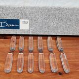 Daum crystal knife holder