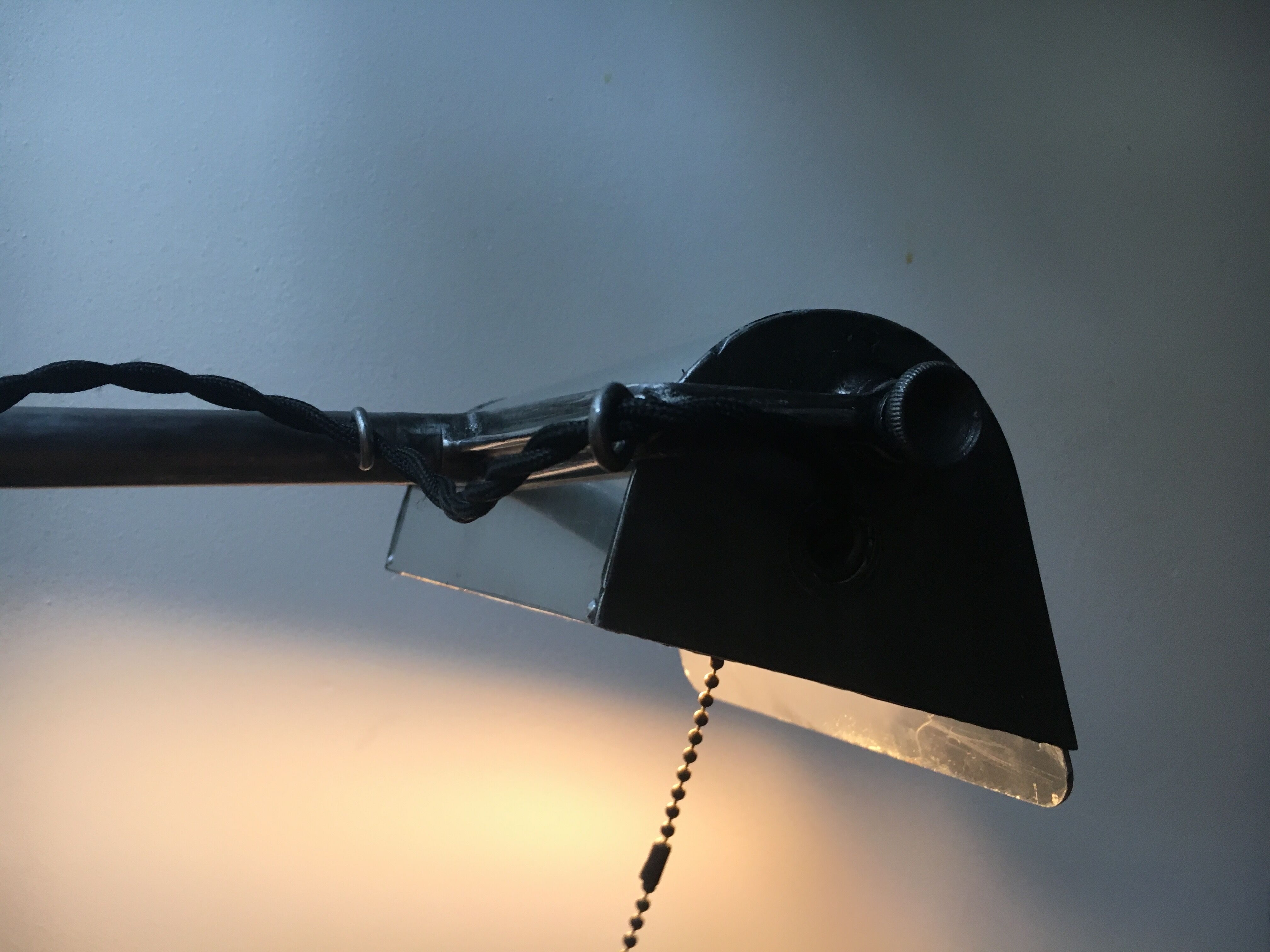 Old lamp wall mounted articulated