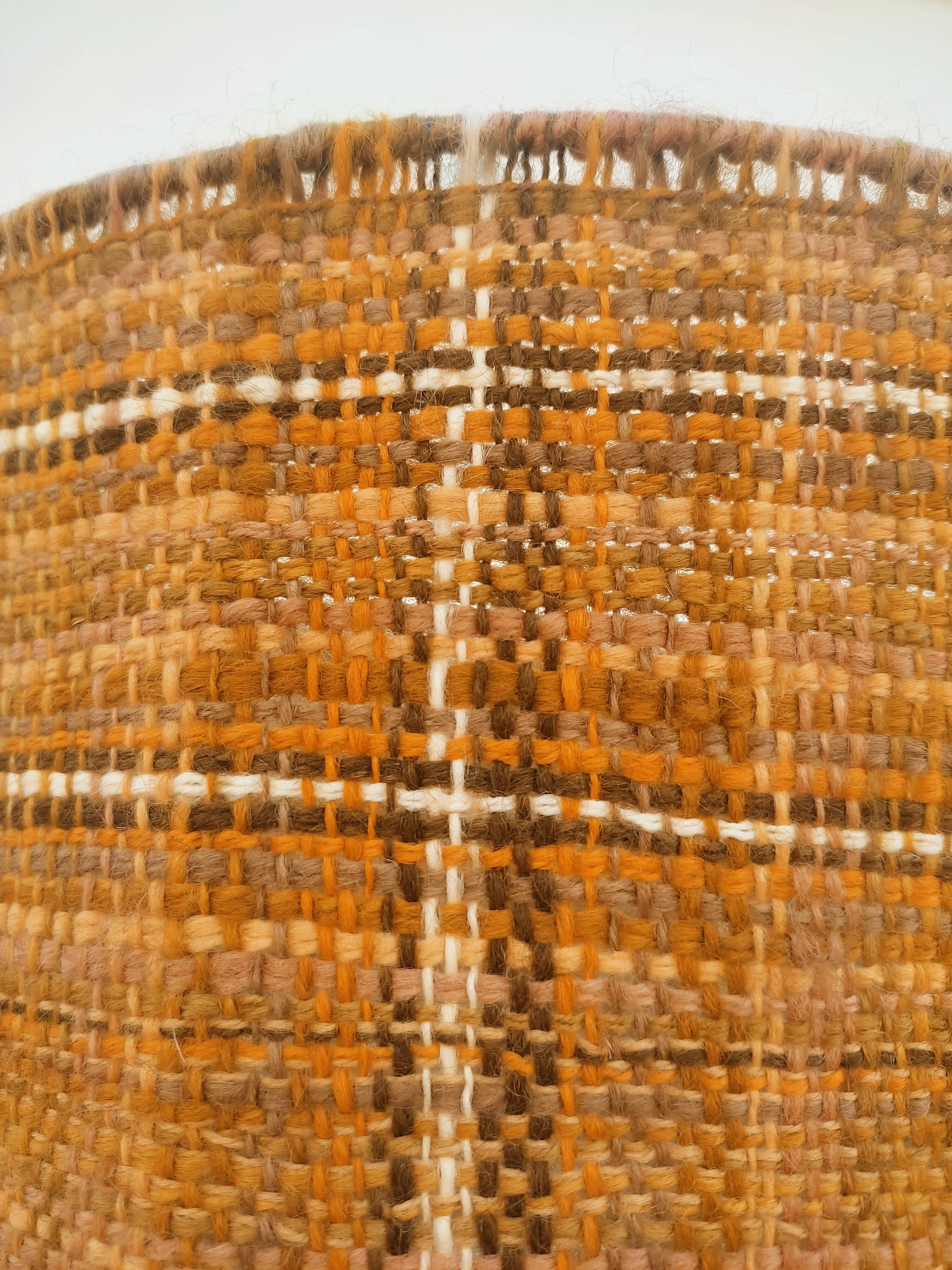 Tripod floor lamp 50s / wool lampshade