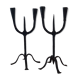 Brutalist candlesticks pair 1950