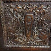 Small finely carved wooden chest, Renaissance style, 19th century, Tuscany