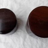 Cylindrical wooden box