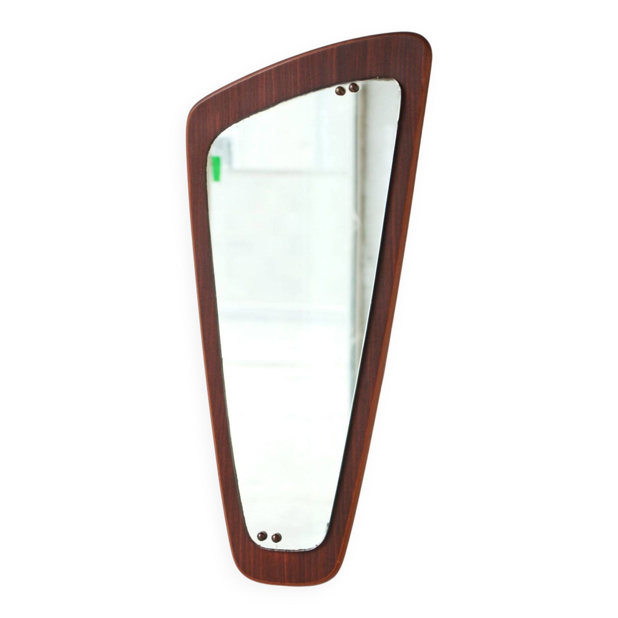 Teak rearview mirror - Scandinavian 14.09.23.08