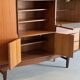 Very beautiful Scandinavian highboard in teak from the 1960s.