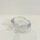 Crystal apple-shaped catchall – Vannes-le-Châtel, 1970s