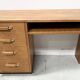 20th century maple veneer style desk