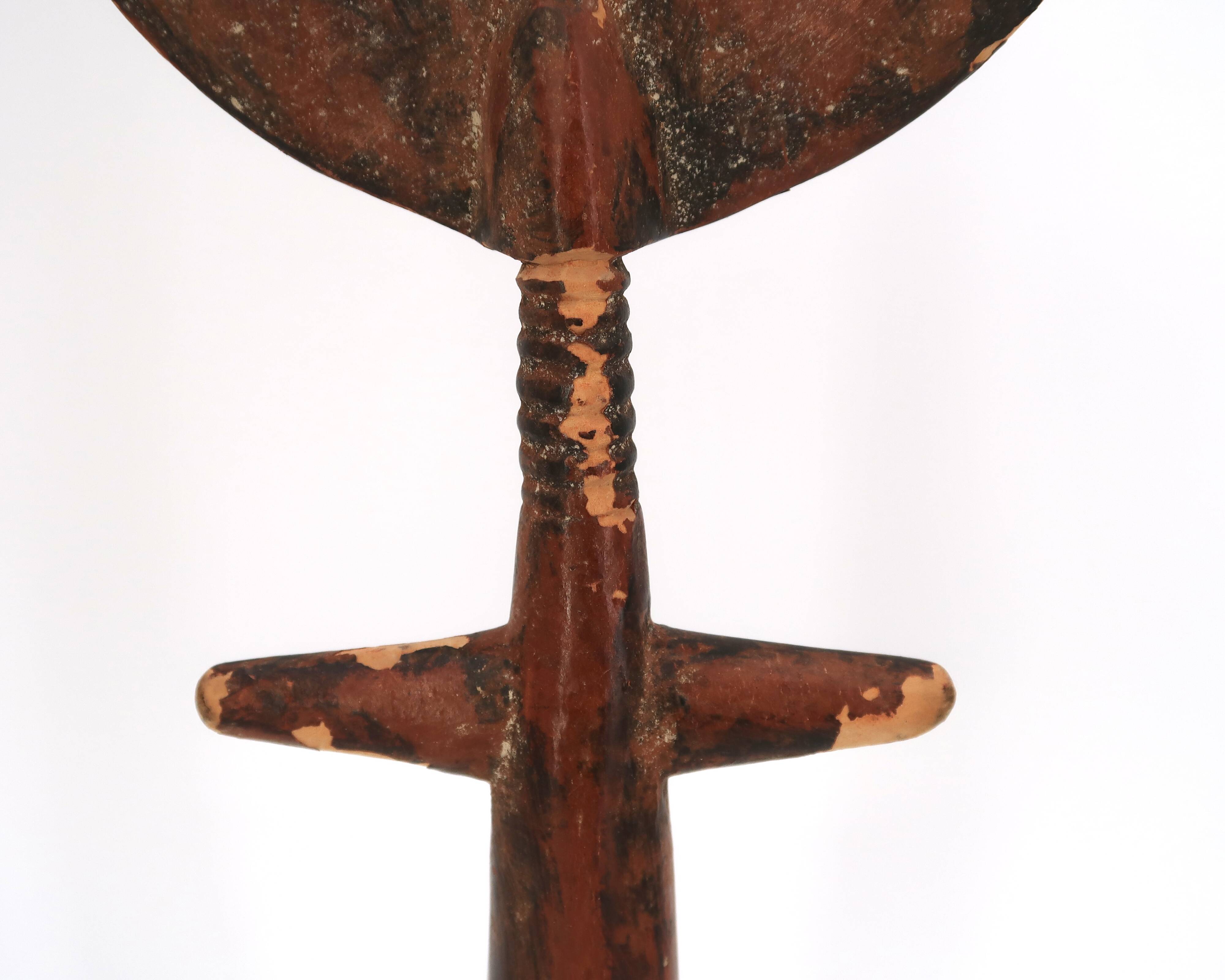 Ashanti Akuaba African Art Statue from Ghana, wooden, 1980s.