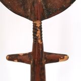 Ashanti Akuaba African Art Statue from Ghana, wooden, 1980s.