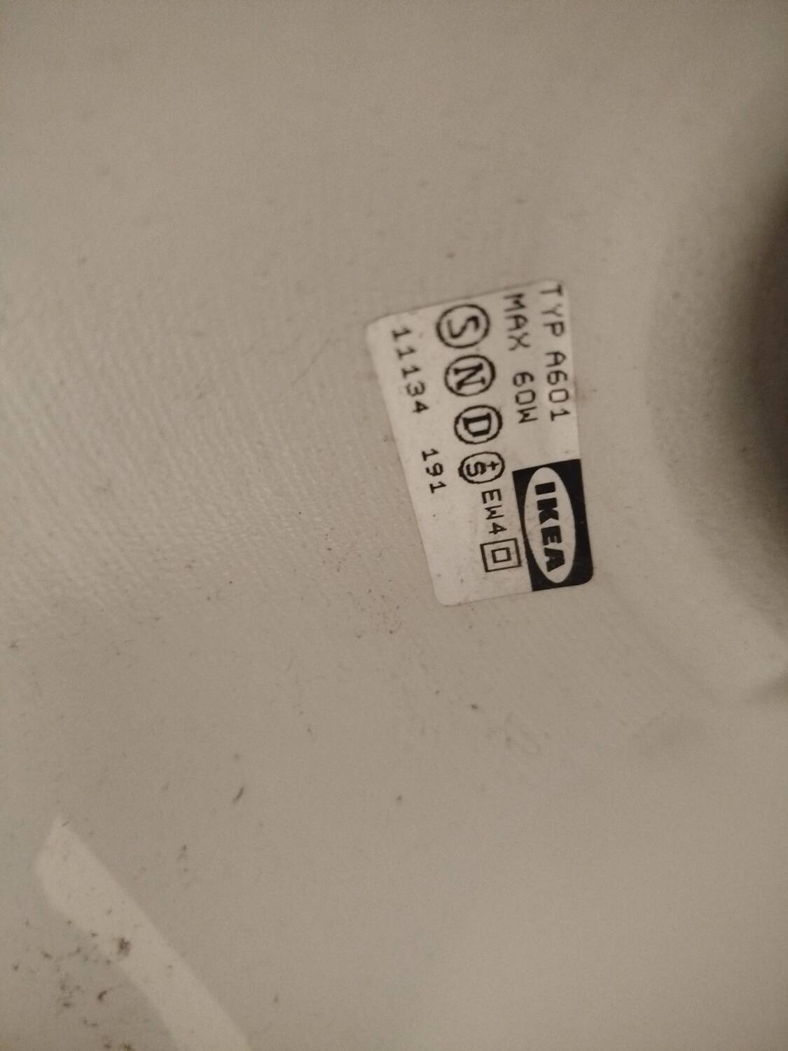 Rare lampe architecte ikea a601 vintage années 70/80
