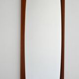 1950s/60s Danish Mirror by Aksel Kjersgaard in Solid Teak