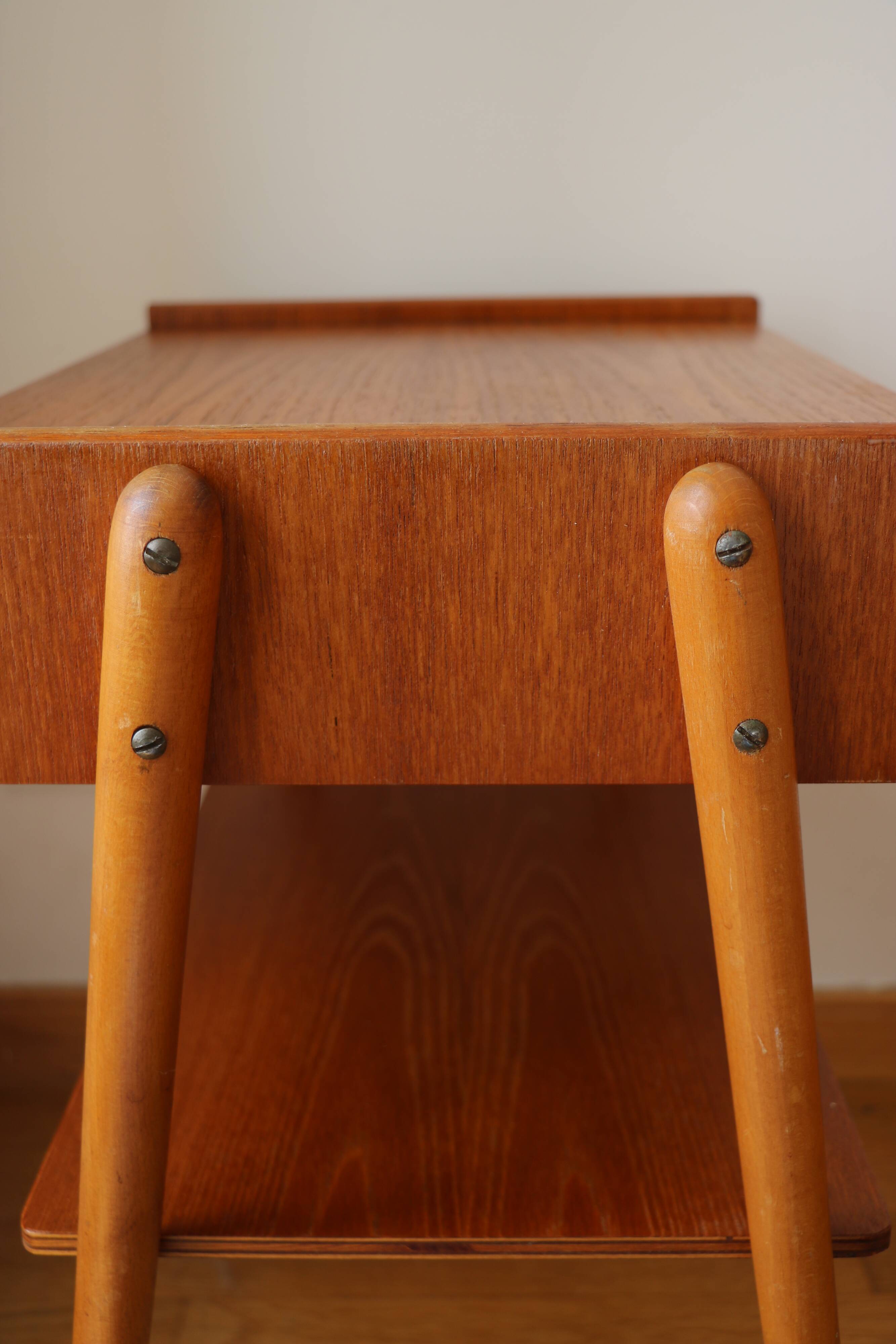 Pair of teak bedside tables, Carlström Möbelfabrik, Sweden 1960