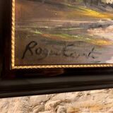 Oil on panel Roger Conte signed