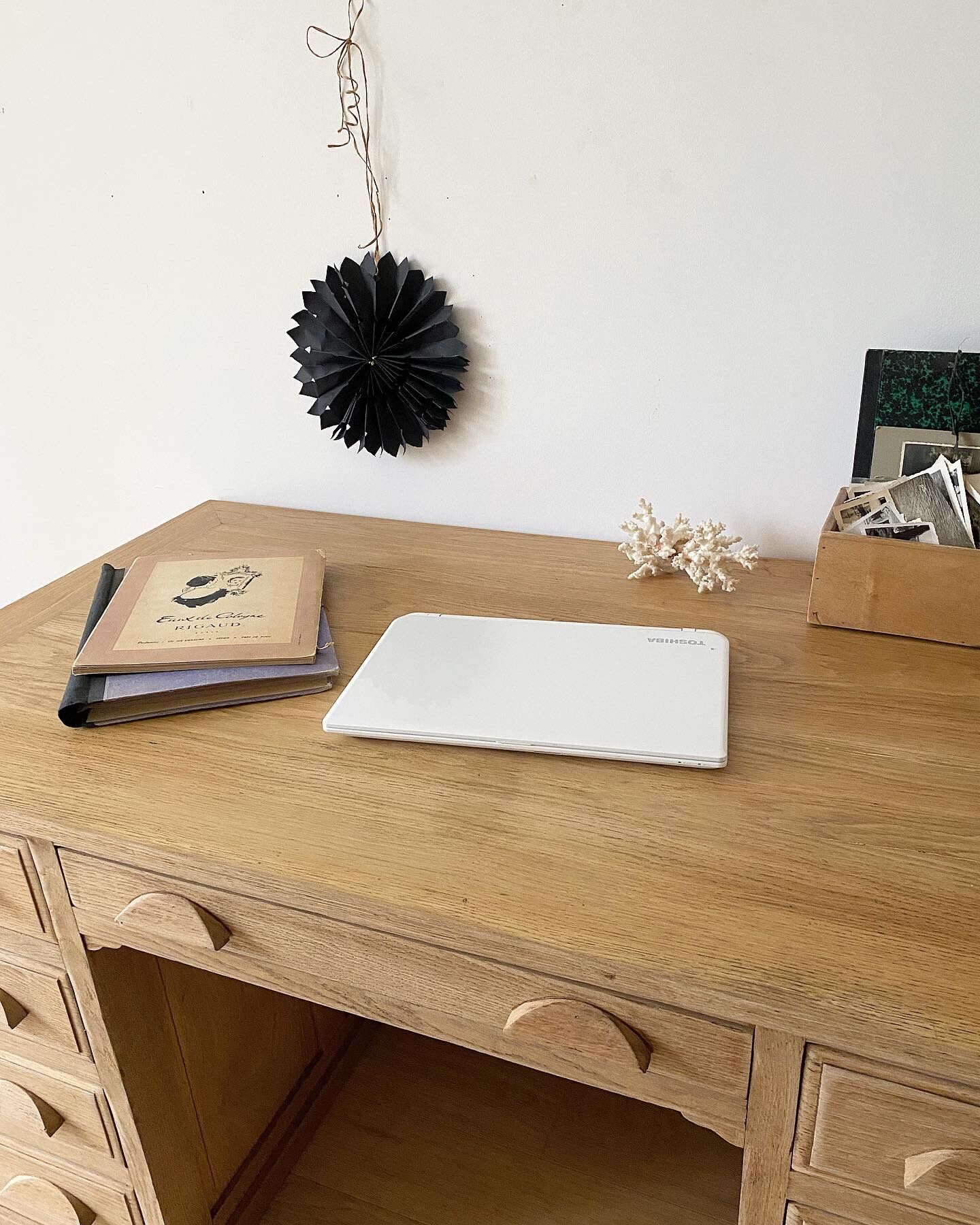 Solid oak desk