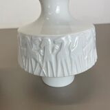Set of 2 OP Art Biscuit Porcelain Vases by Edelstein Bavaria, Germany, 1970s
