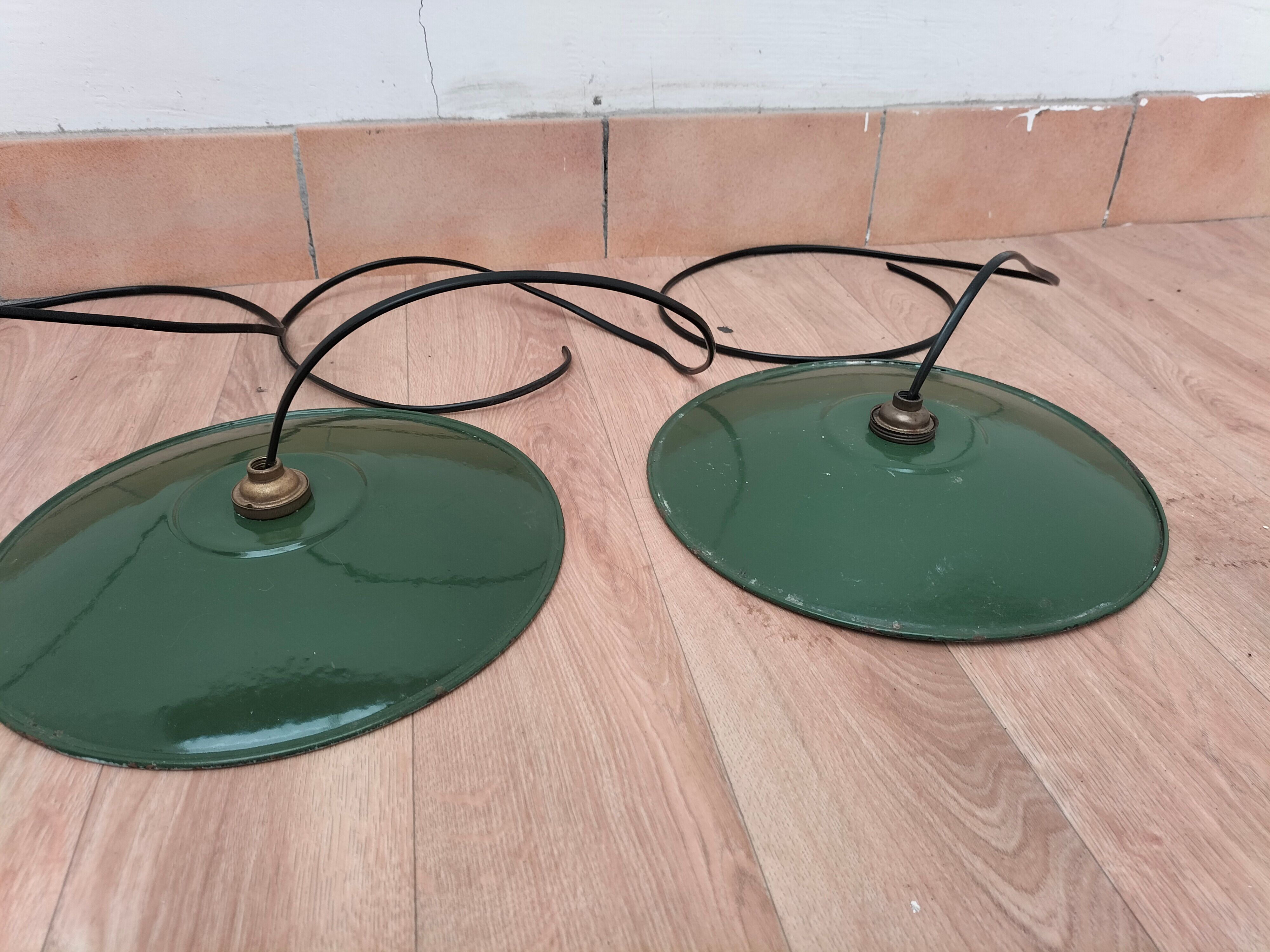 Set of antique lamps