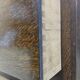 Antique chest of drawers on wheels with wood carving (key top drawer)